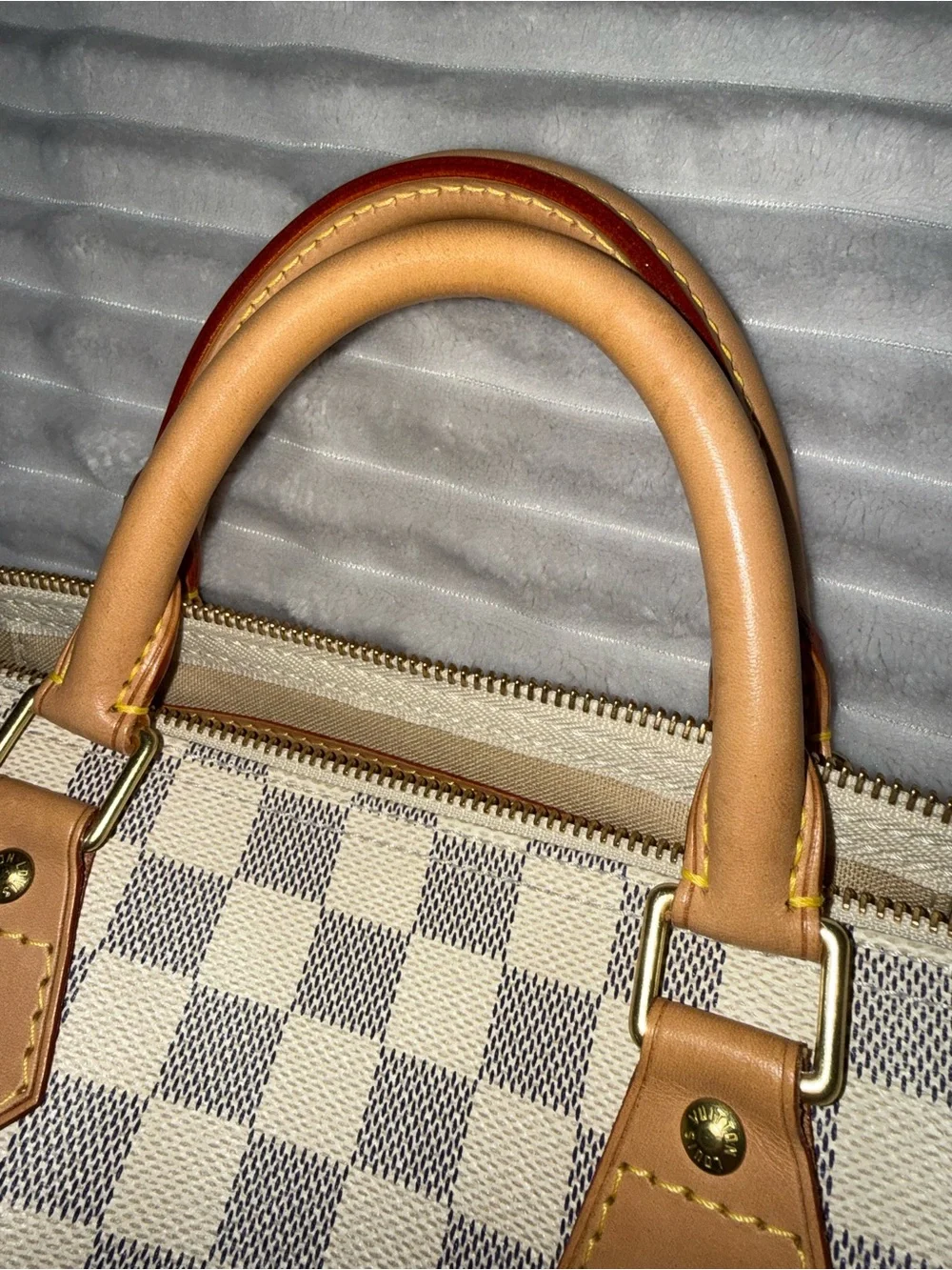 🎉SOLD🎉 Louis Vuitton Speedy 30 in Damier Azur - Picture 9 of 15